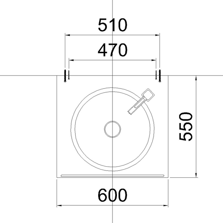 Chậu Rửa Lavabo Dương Bàn CAESAR LF5038