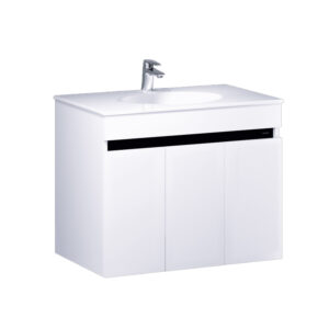 Bộ Tủ Lavabo Caesar LF5026/EH15026AV Màu Trắng Treo Tường