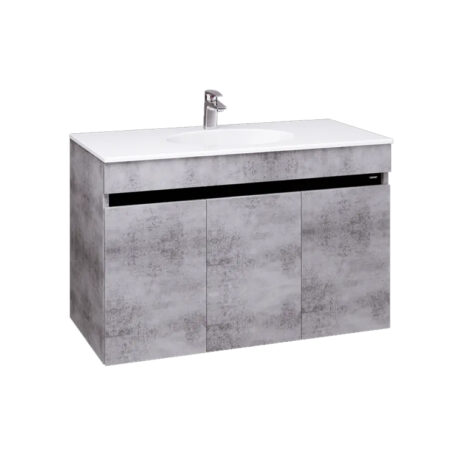 Bộ Tủ Lavabo Caesar LF5028/EH05028ASV Treo Tường Màu Xám