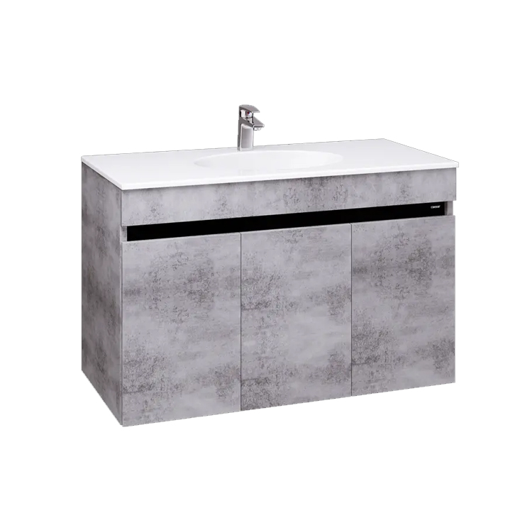 Bộ Tủ Lavabo Caesar LF5028/EH05028ASV Treo Tường Màu Xám