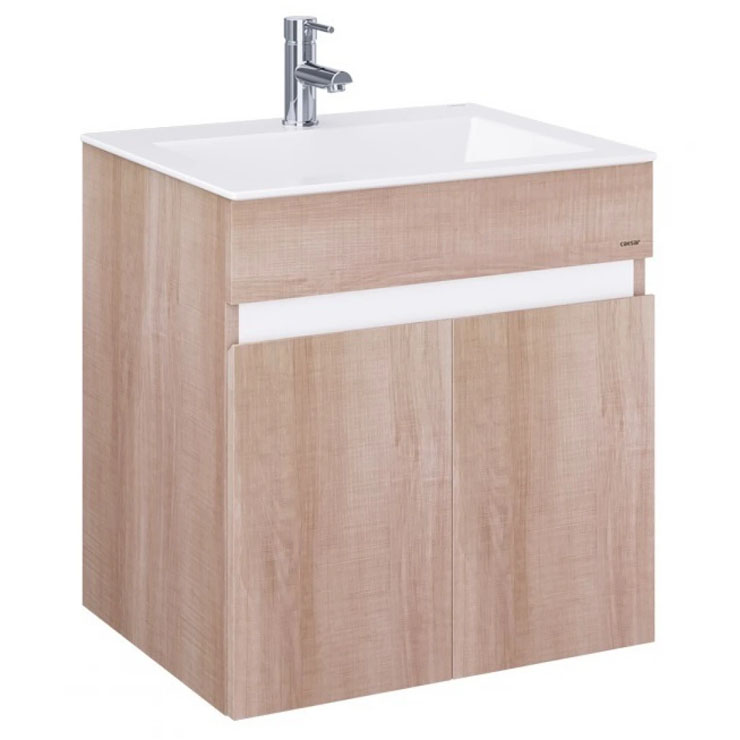 Bộ Tủ Lavabo Caesar LF5017/EH15017AW7V Treo Tường 605x480mm