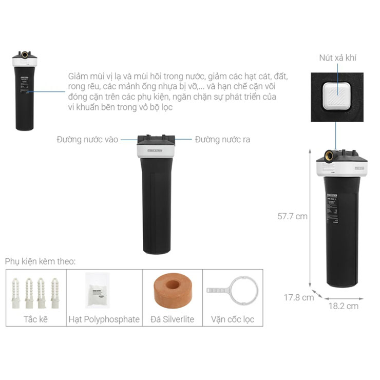 Bộ Máy Lọc Thô STIEBEL ELTTON HOUSE PS-2 (VN) Đầu Nguồn