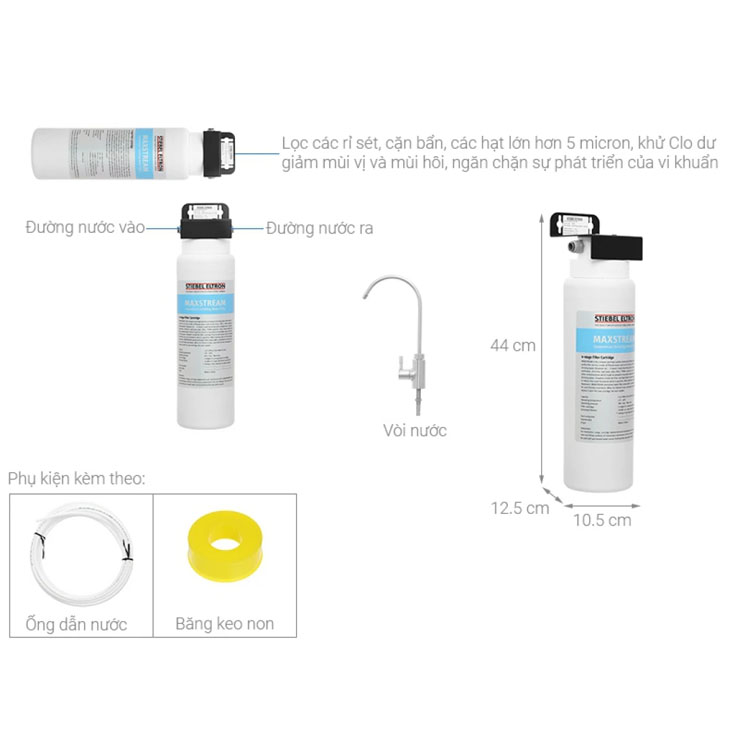 Máy Lọc Nước STIEBEL ELTRON MAXSTREAM (VN) Nano EPM 1 Lõi Mềm Nước