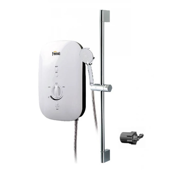 Máy Nước Nóng Ferroli DIVO SSP 4.5S Trực Tiếp Có Bơm