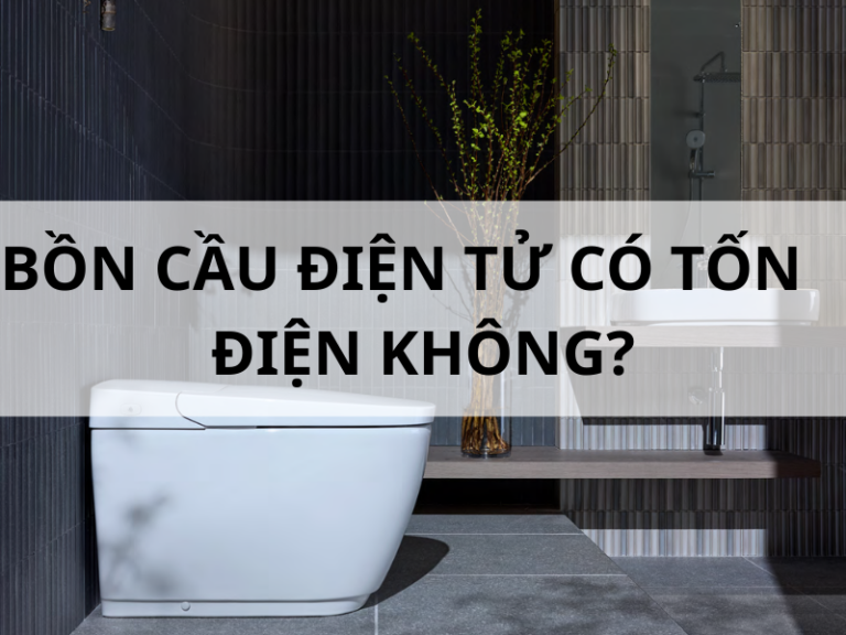 Bồn cầu điện tử có tốn điện không?