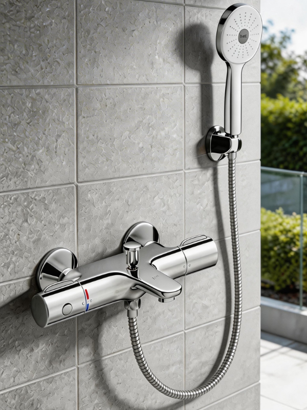 Vòi sen nhiệt độ có khóa nhiệt độ an toàn ở 38 độ C