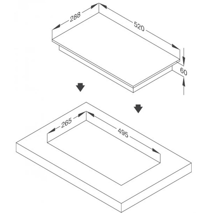 Bếp Từ Malloca MDI 302 FZ Đôi Mặt Kính Âm Domino Bếp Từ Malloca MDI 302 FZ Đôi Mặt Kính Âm Domino