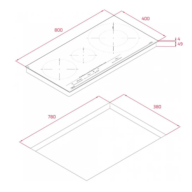 Bếp Từ Teka 112500039 IZC 83620 MST BK 3 Vùng Nấu Bếp Từ Teka 112500039 IZC 83620 MST BK 3 Vùng Nấu