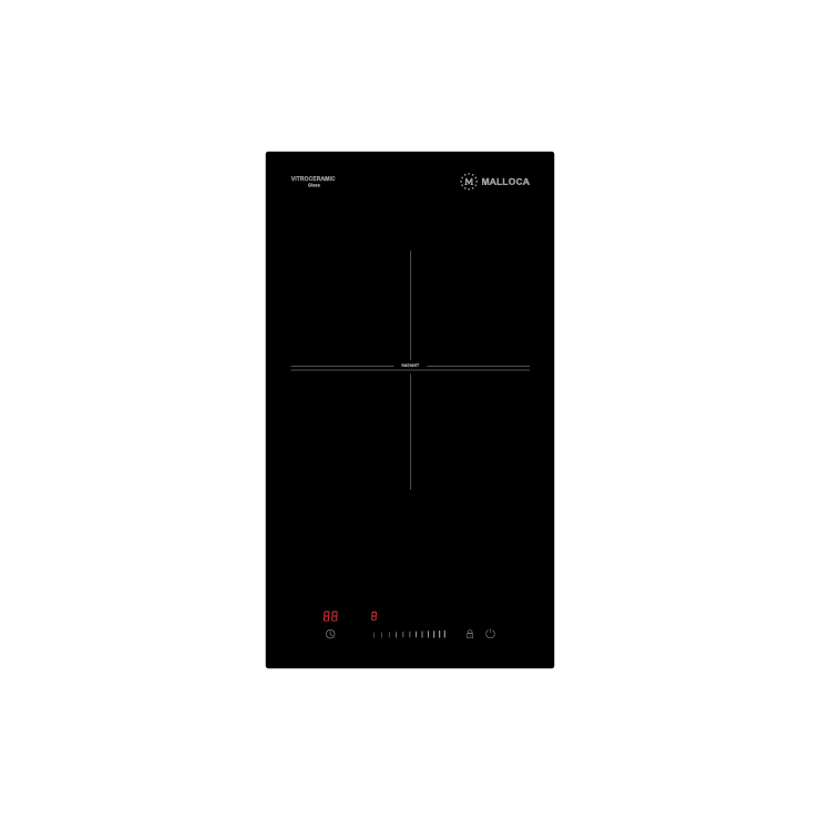 Bếp Điện Malloca MDR 301 Domino 1 Vùng Nấu