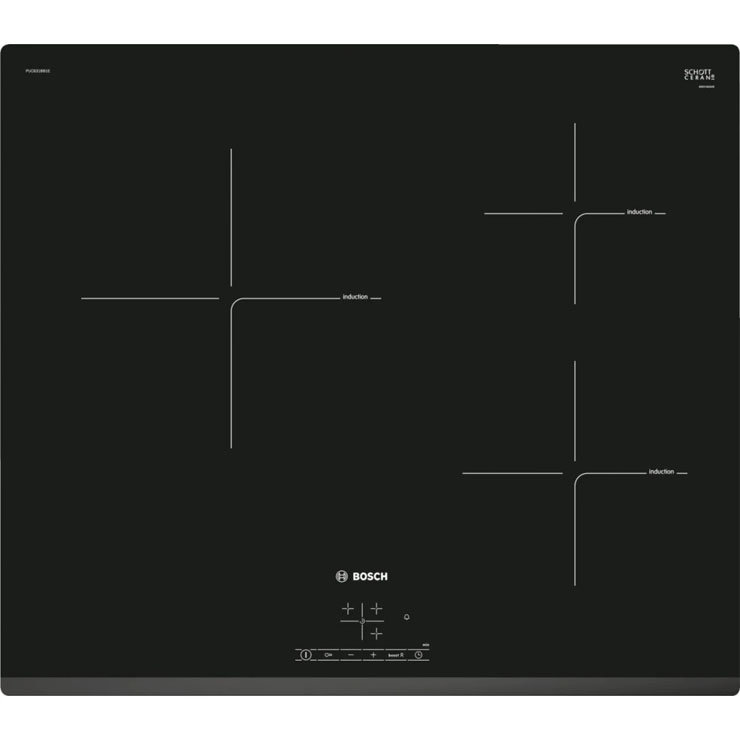 Bếp Điện Từ Bosch HMH.PUC631BB1E 3 Vùng Nấu Từ Serie 4