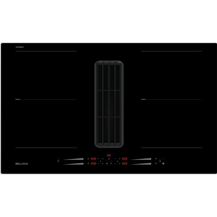 Bếp Từ Malloca HIH 860 FZ Kết Hợp Hút Mùi Âm Bàn 2 Vùng Nấu