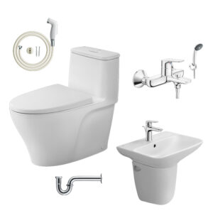 COMBO Thiết bị vệ sinh INAX AC-989VN (S100-1) tiết kiệm