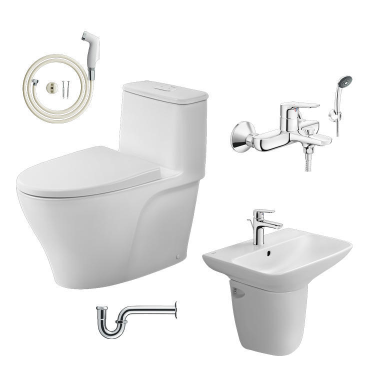 COMBO Thiết bị vệ sinh INAX AC-989VN (S100-1) tiết kiệm