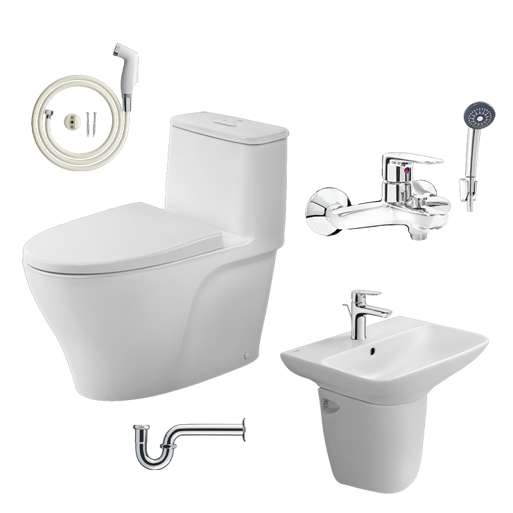 COMBO Thiết bị vệ sinh INAX AC-989VN (S100-3) tiết kiệm