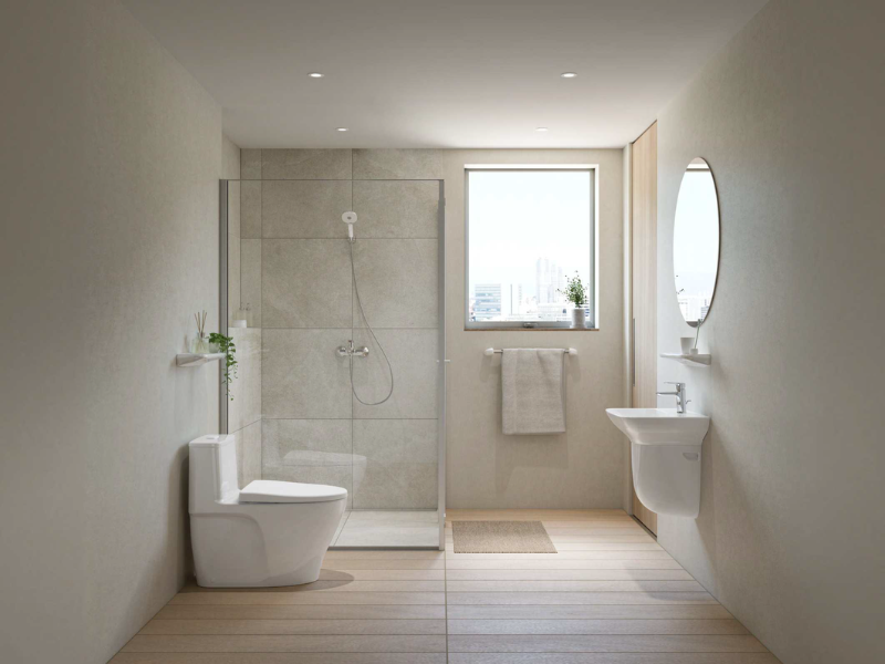 Gợi ý bộ thiết bị vệ sinh INAX cho phòng tắm nhỏ