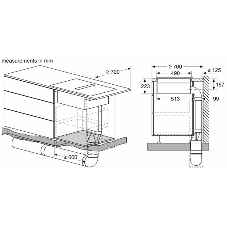 Bếp Từ Kết Hợp Hút Mùi Bosch HMH.PVQ731F15E 4 Vùng Nấu Serie 6 Bếp Từ Kết Hợp Hút Mùi Bosch HMH.PVQ731F15E 4 Vùng Nấu Serie 6