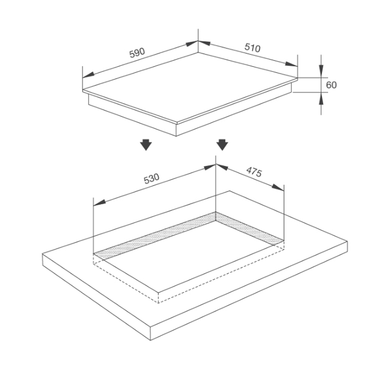 Bếp Từ Malloca MH-03I N 3 Vùng Nấu Bếp Từ Malloca MH-03I N 3 Vùng Nấu