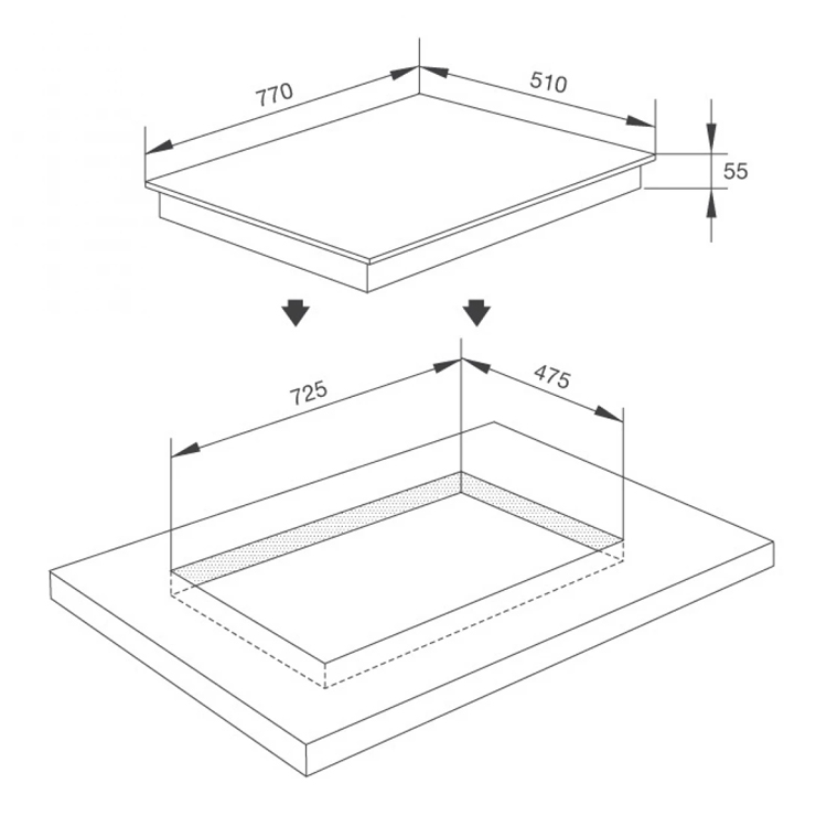 Bếp Từ Malloca MH-04I BM Kính Âm 4 Vùng Nấu Bếp Từ Malloca MH-04I BM Kính Âm 4 Vùng Nấu