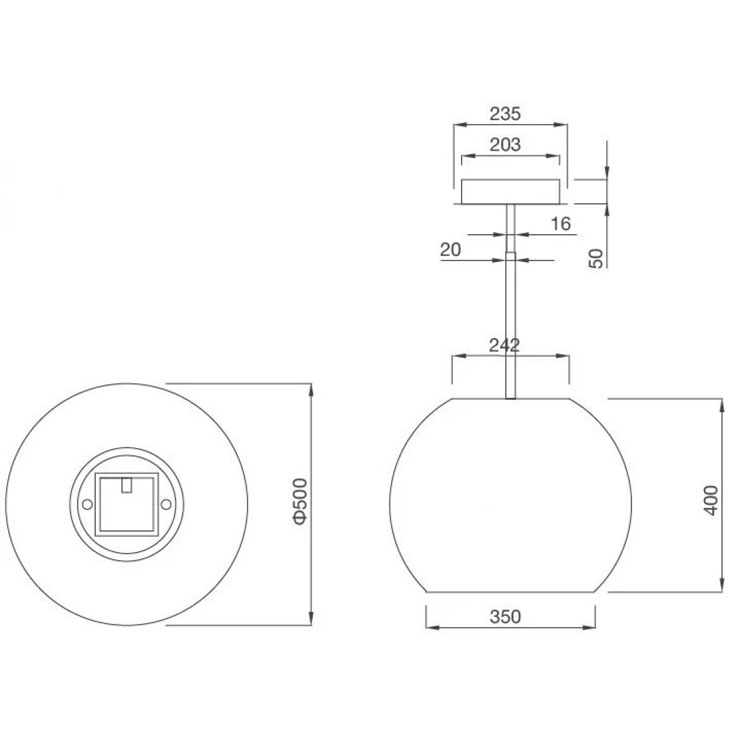Máy Hút Khói Khử Mùi Malloca Sphera chrome-I001C Đảo Máy Hút Khói Khử Mùi Malloca Sphera chrome-I001C Đảo