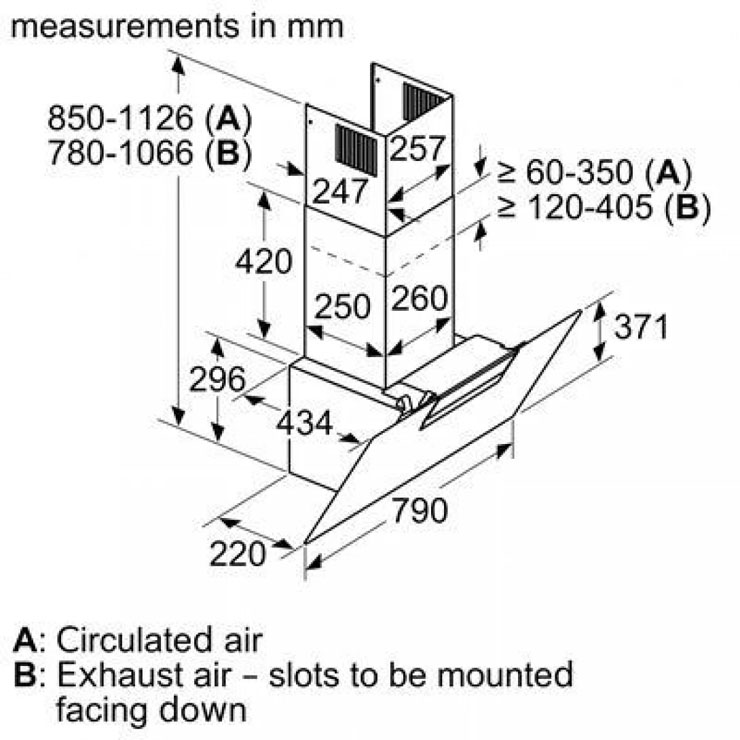 Máy Hút Mùi Bosch DWK87EM60B Gắn Tường Serie 2 Máy Hút Mùi Bosch DWK87EM60B Gắn Tường Serie 2