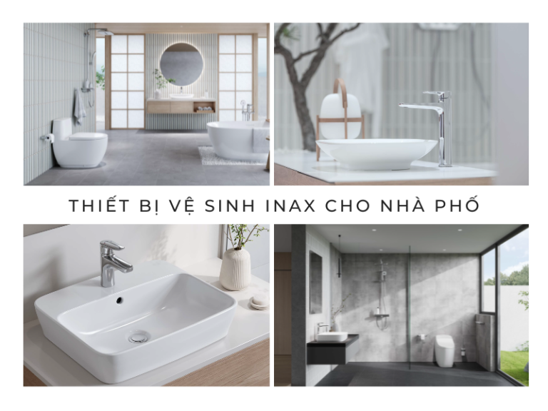 Bộ thiết bị vệ sinh INAX cho nhà phố gồm những gì?