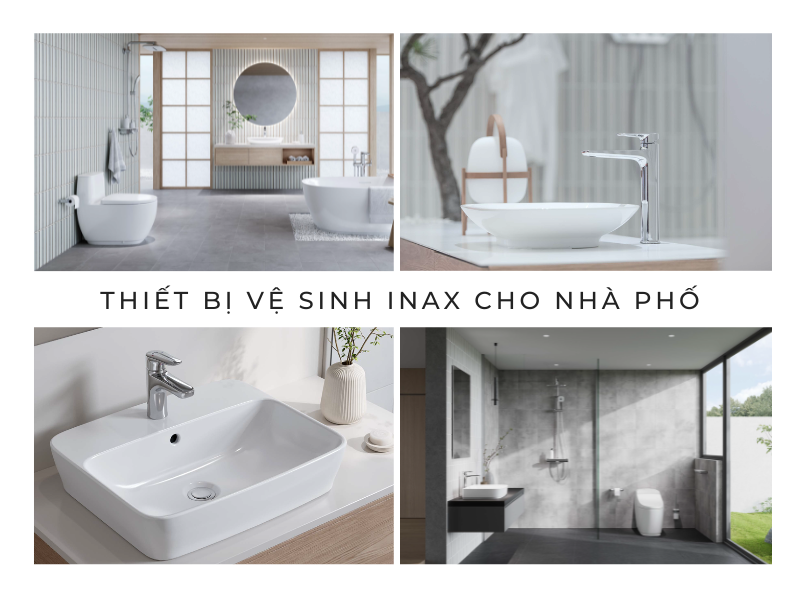 Bộ thiết bị vệ sinh INAX cho nhà phố gồm những gì?