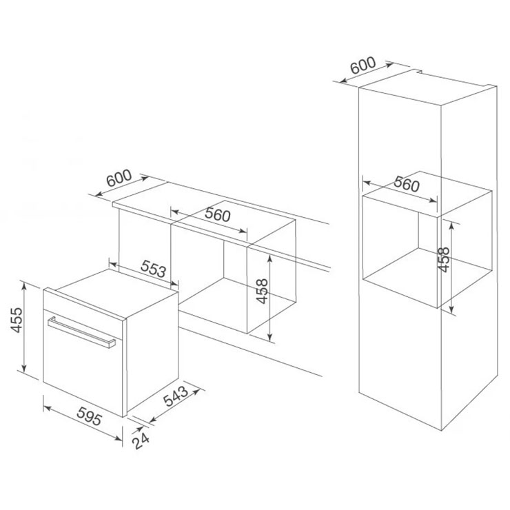 Lò Hấp Kết Hợp Nướng Malloca MSTLX12 (MST-LX12) Âm Tủ 45L Lò Hấp Kết Hợp Nướng Malloca MSTLX12 (MST-LX12) Âm Tủ 45L