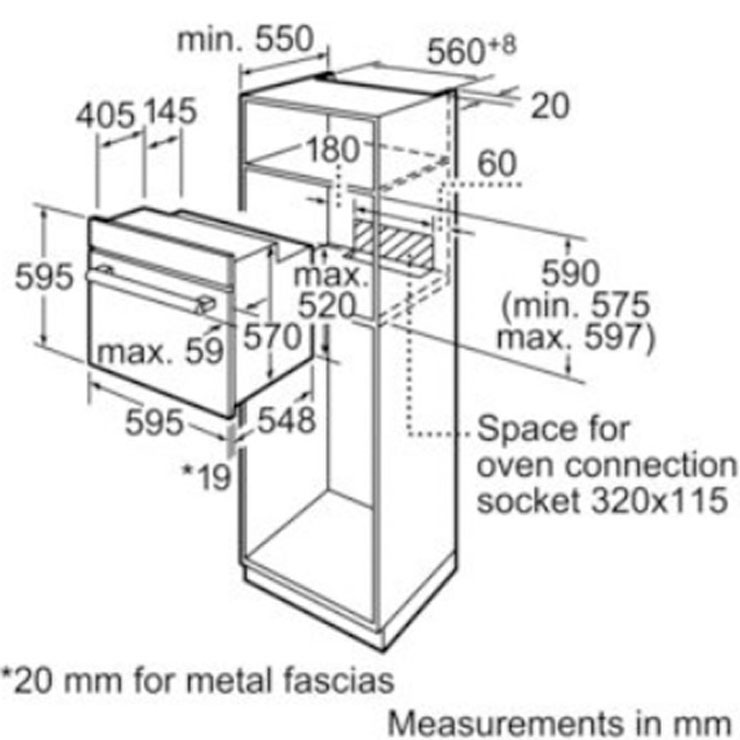 Lò Nướng Bosch HBF113BR0A Âm Tủ 66L Serie 2 Lò Nướng Bosch HBF113BR0A Âm Tủ 66L Serie 2