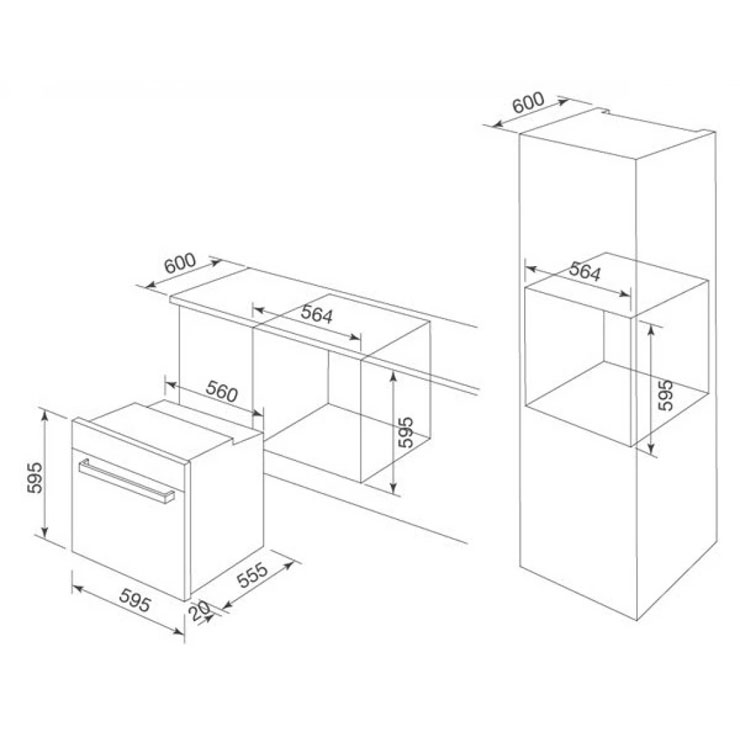 Lò Nướng Kết Hợp Vi Sóng Malloca MOV72CB (MOV-72 CB) Âm Tủ Lò Nướng Kết Hợp Vi Sóng Malloca MOV72CB (MOV-72 CB) Âm Tủ