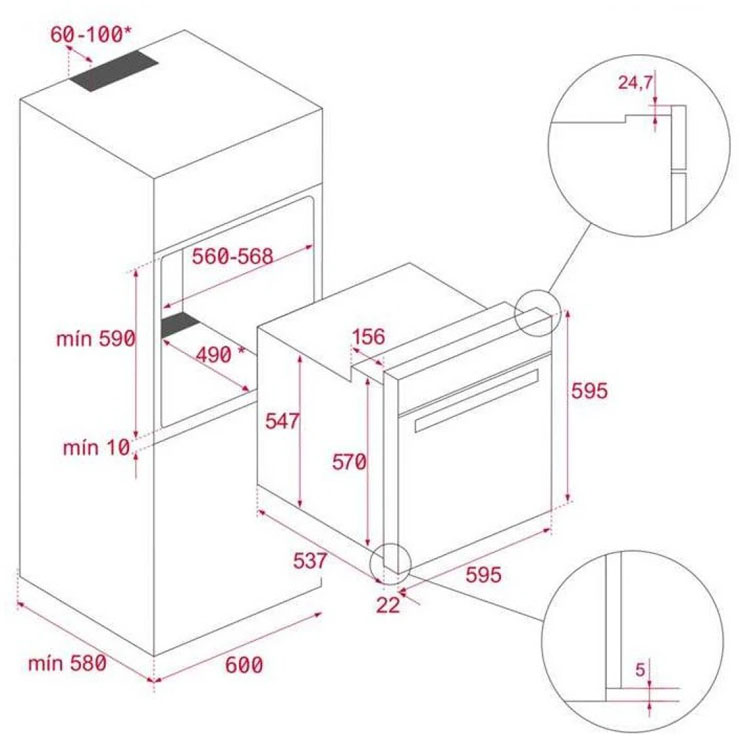 Lò Nướng Teka 111020020 TOTAL HCB 6545 Lắp Âm 71 Lít Lò Nướng Teka 111020020 TOTAL HCB 6545 Lắp Âm 71 Lít