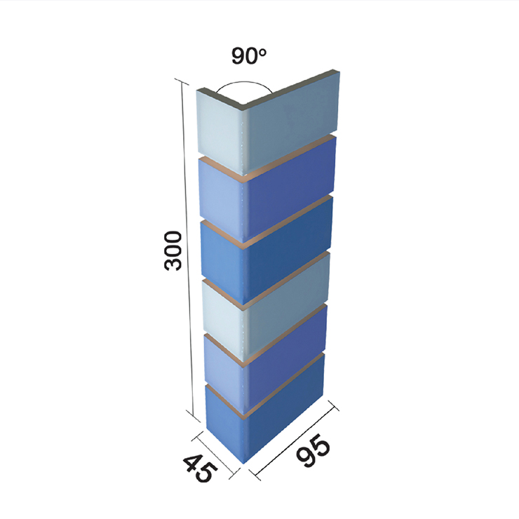 Gạch Góc Hồ Bơi INAX-255/90-14/POL-B1,B2,B3 (POOL TILE)