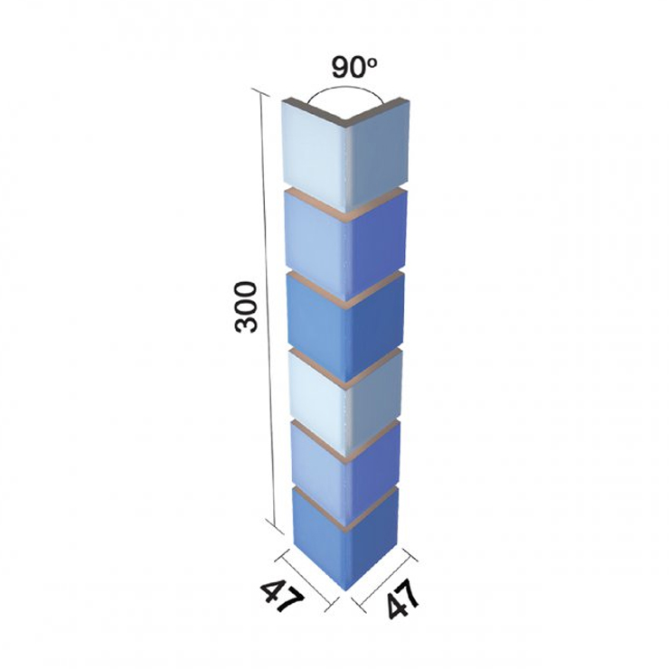 Gạch Góc Hồ Bơi INAX-47/90-14/POL-B1,B2,B3 (POOL TILE)