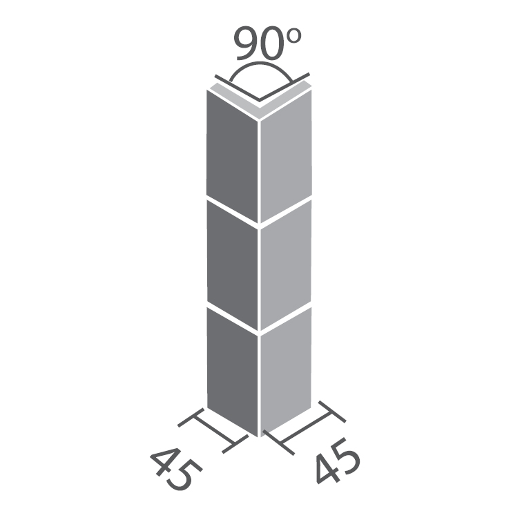 Gạch Góc Hồ Bơi INAX-255/90-15/POL-B1,B2,B3 (POOL TILE) Gạch Góc Hồ Bơi INAX-255/90-15/POL-B1,B2,B3 (POOL TILE)