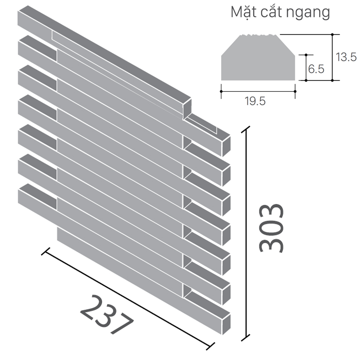 Gạch INAX HAL-20BN/HB-2 (HOSOWARI BORDER) Gạch INAX HAL-20BN/HB (HOSOWARI BORDER)