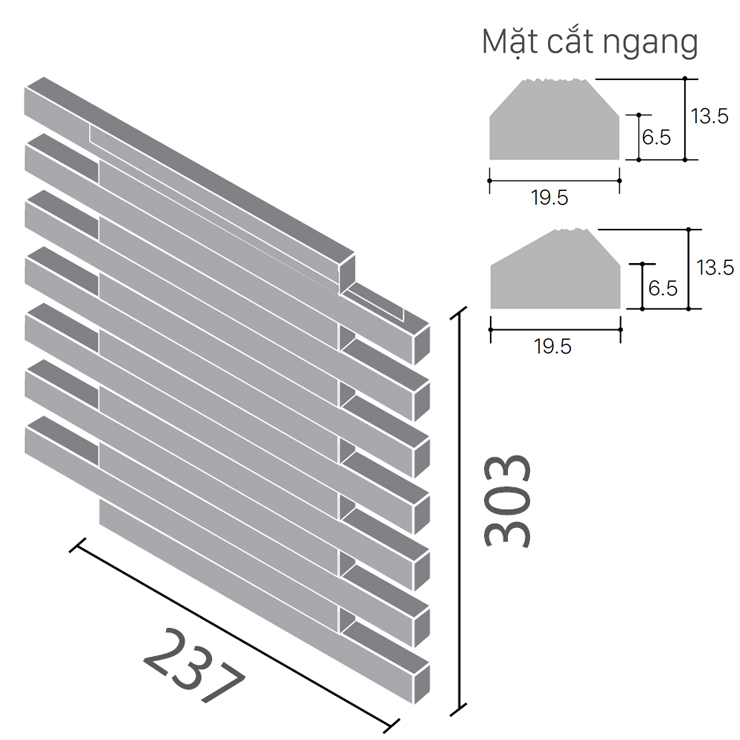 Gạch INAX HAL-20BR/HB-2 (HOSOWARI BORDER RANDOM) Gạch INAX HAL-20BR/HB (HOSOWARI BORDER RANDOM)