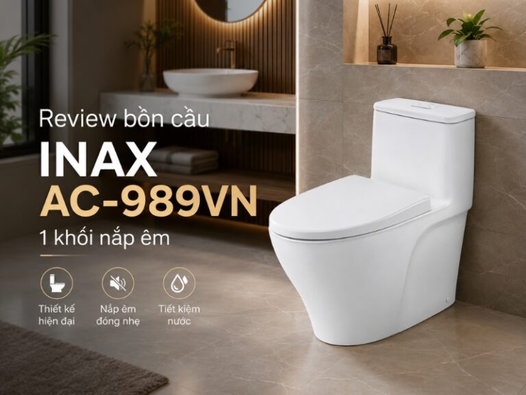 Review bồn cầu INAX AC-989VN: Có đáng mua nhất phân khúc 5 triệu?
